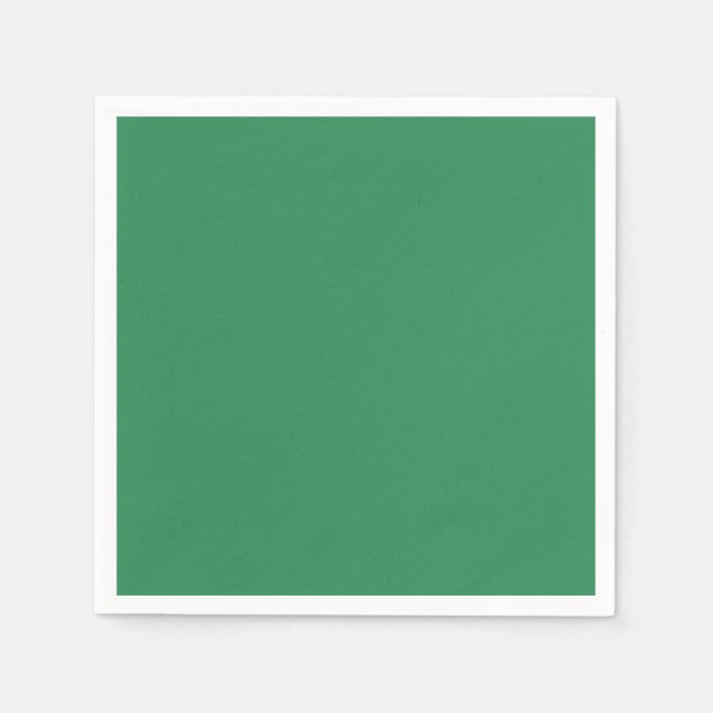 Sea Green Solid Color Serviette (Vorderseite)