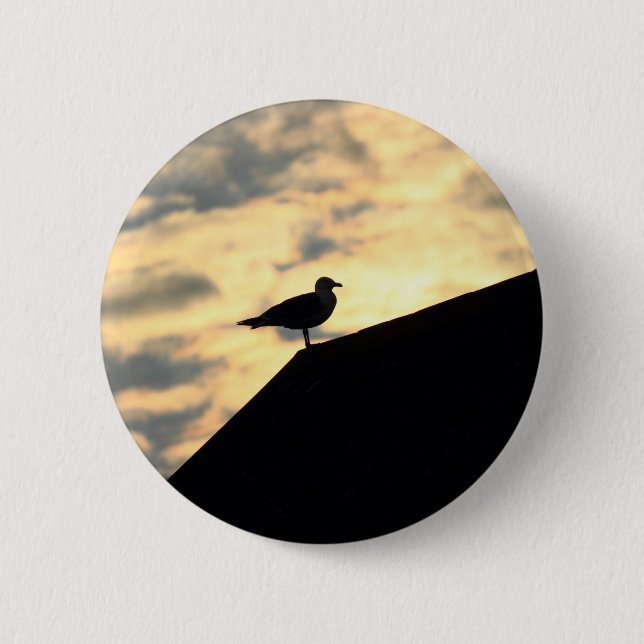 Sea Gull Sunset Button (Vorderseite)