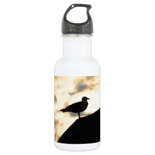 Sea Gull Sunset Edelstahlflasche