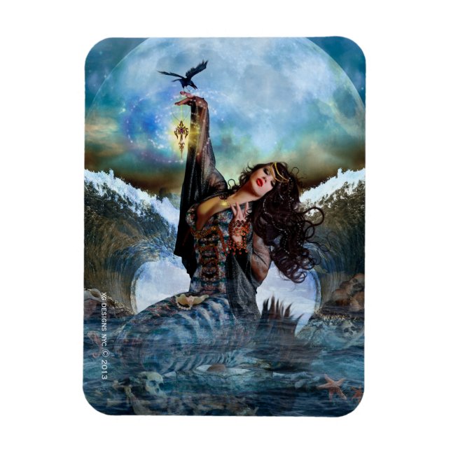 Sea Hexe Magical Mermaid Flexi Magnet (Vertikal)