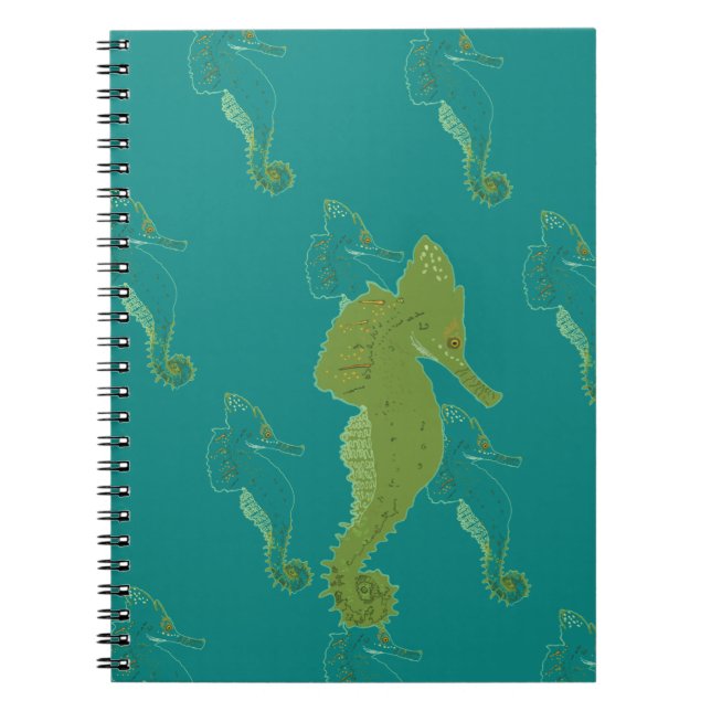 Sea horse, Sea life Spiral Carnet (Devant)