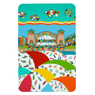 Sea Isle City Band Muschel 4 x 6 Flexible Magnet