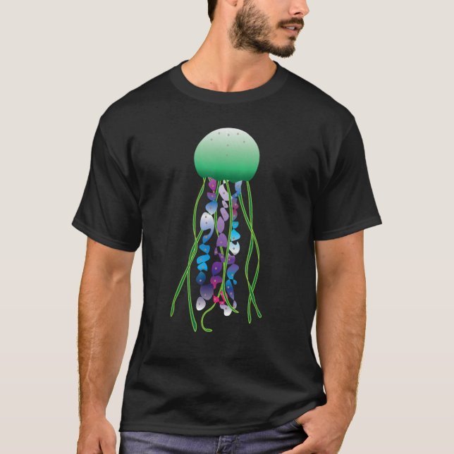 Sea Jellies Jellyfish Cnidaria Meerestiere T-Shirt (Vorderseite)