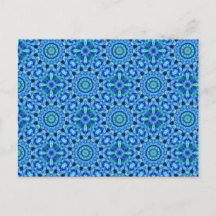 Sea Jewel - Mandala Pattern - Postkarte