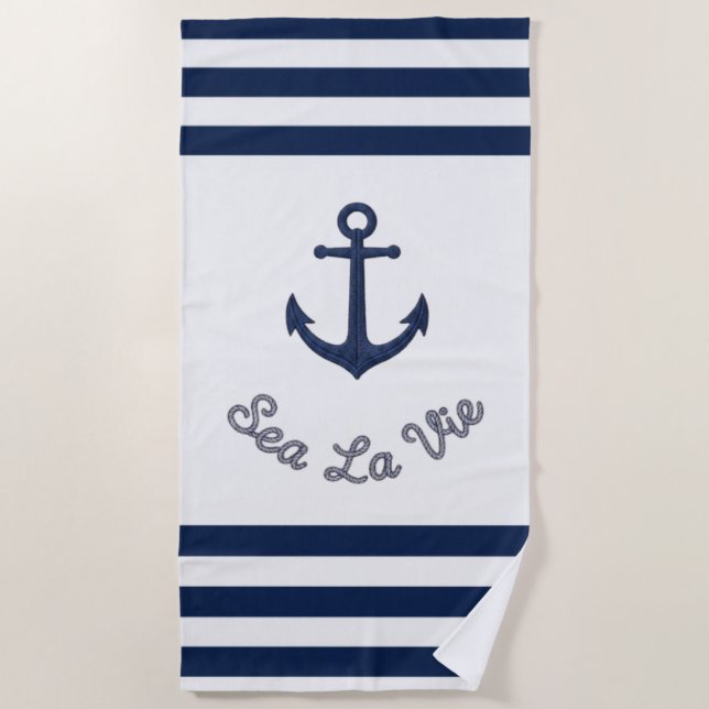 Sea La Vie Strandtuch (Vorderseite)