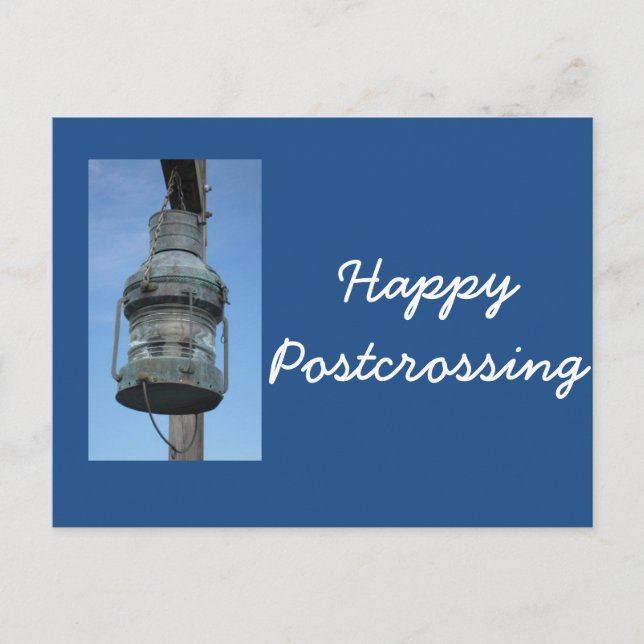 Sea Lantern Postkreuzung Postkarte (Vorderseite)