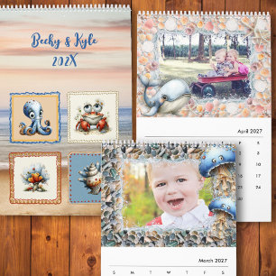Sea Life 6-Monate Kinder-Fotokalender Kalender