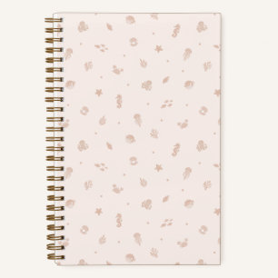 Sea Life Elfenbein Notizbuch