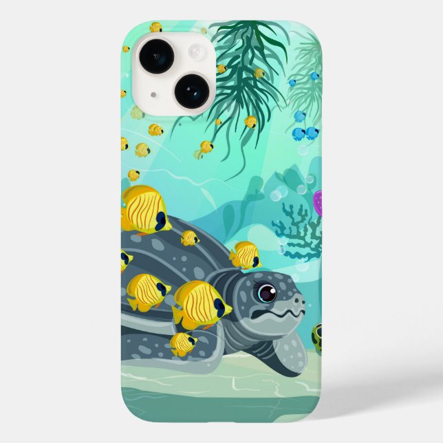 Sea Life iPhone 14 Fall Case-Mate iPhone 14 Hülle (Rückseite)