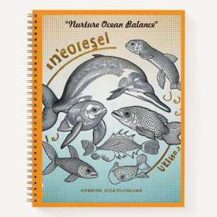 "Sea Life on Brink" Notizbuch