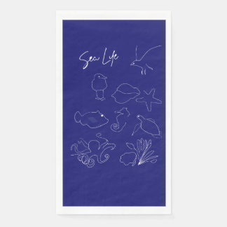 Sea Life Paper Napkin Serviette