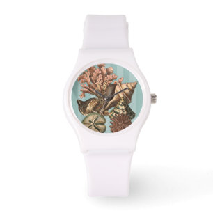 Sea Life Silhouette Armbanduhr