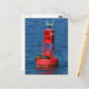 Sea Lion on Buoy Postkarte (Vorderseite/Rückseite Beispiel)