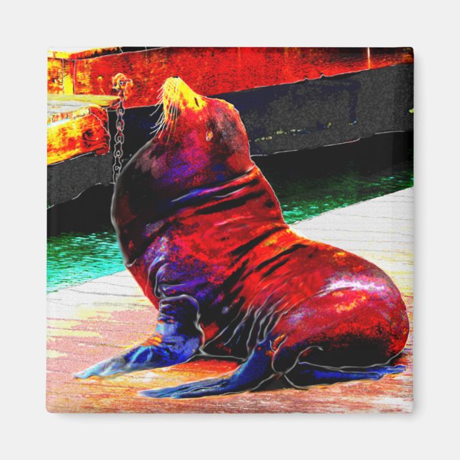 Sea LionMagnet Magnet (Vorne)