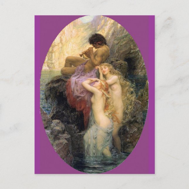 Sea Melodie - Herbert James Draper Postkarte (Vorderseite)