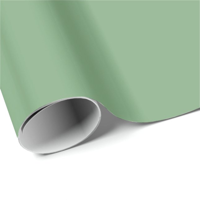 SEA MIST GREEN (Vollfarbe) ~ Geschenkpapier (Rolleneckpunkt)