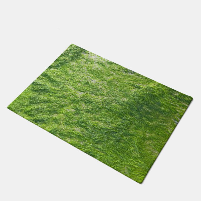 Sea Moss Green Nature Grass Beach Nautical Fußmatte (Schrägansicht)