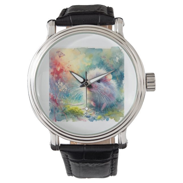 Sea Mouse 200624AREF102 - Watercolor Armbanduhr (Vorderseite)