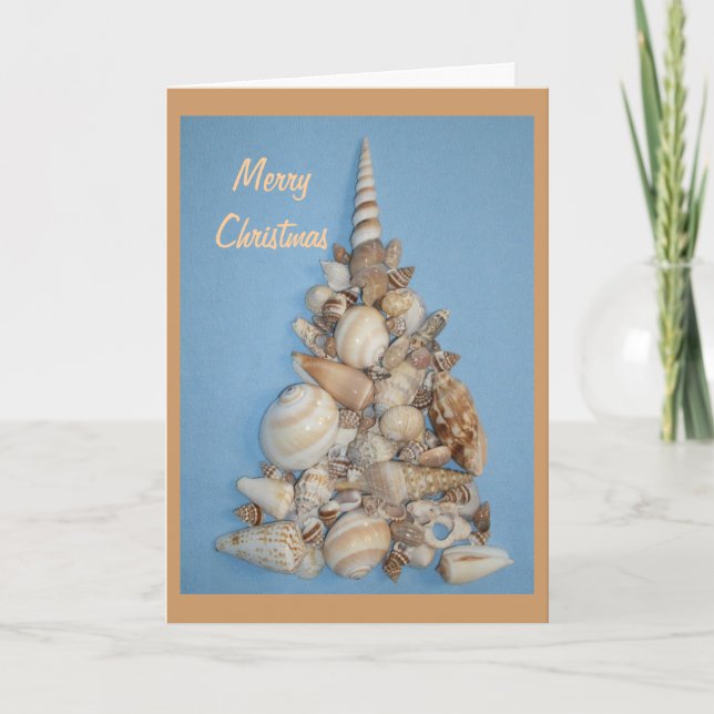 Sea Muschel Weihnachtskarte Feiertagskarte (Vorderseite)