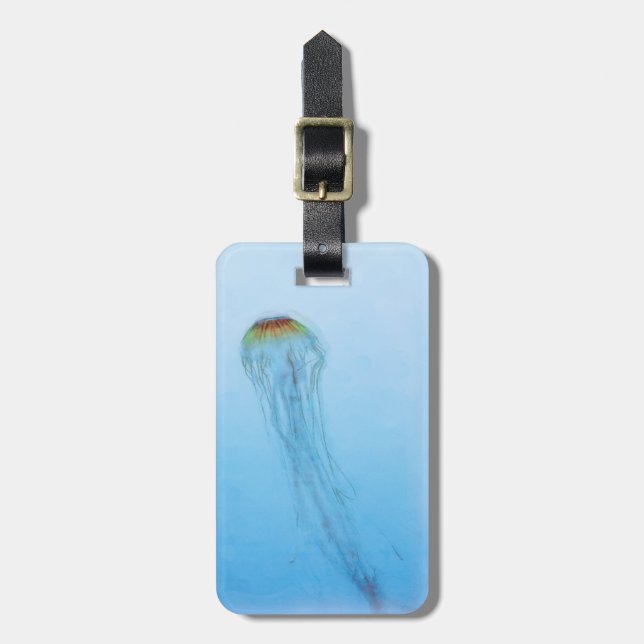 Sea Nettle Gepäckanhänger (Vorderseite vertikal)