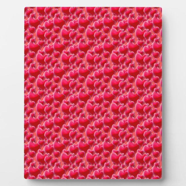 Sea of Pink Hearts Fotoplatte (Vorderseite)