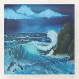 "Sea of Power" Coaster design Glasuntersetzer