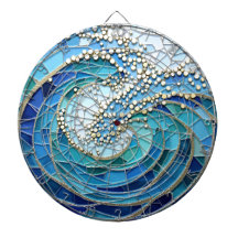 Sea of Waves Mosaic Art