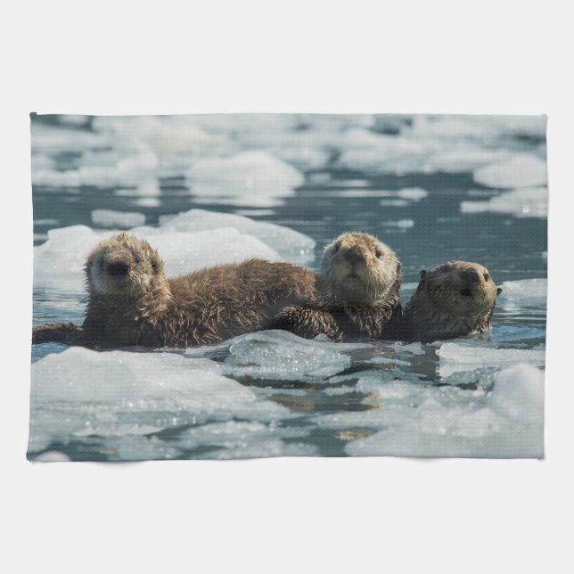 Sea Otter Geschirrtuch (Horizontal)