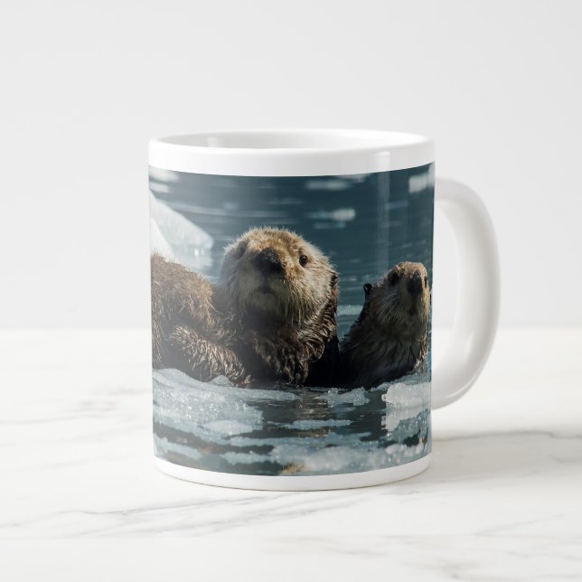 Sea Otter Jumbo-Tasse (Vorderseite Rechts)