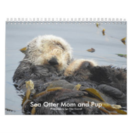 Sea Otter Mom and Pup Calendar #1 Kalender
