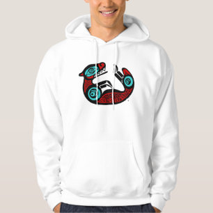 Sea Otter - NW Indischer Stil Pullover Hoodie