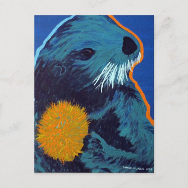 Sea Otter Postkarte (Vorderseite)