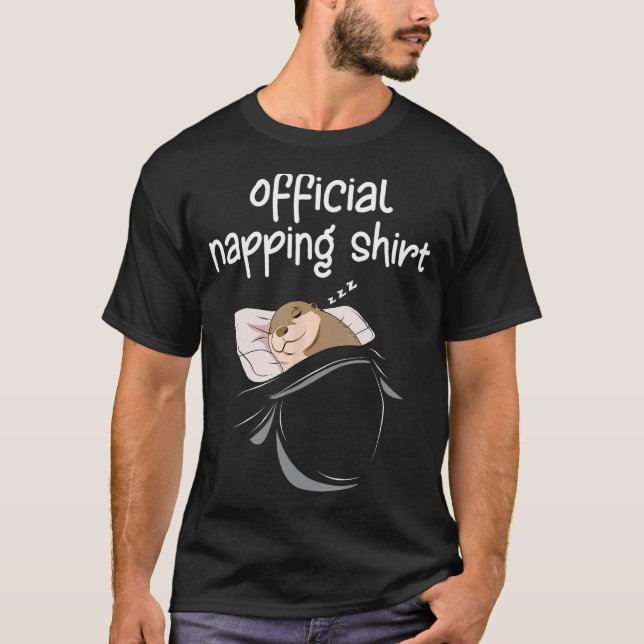 Sea Otter Sleeping Shirt Frauen Pajamas Outfit Nic (Vorderseite)