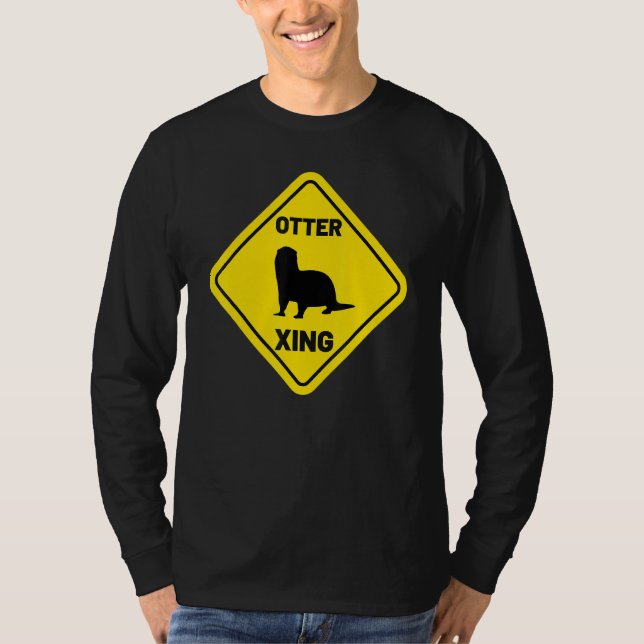 Sea Otter Xing  Animal  Women's River Otter T-Shirt (Vorderseite)