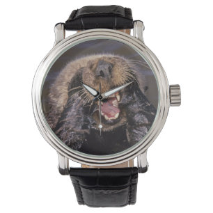 Sea Otters, Enhydra lutris 6 Armbanduhr