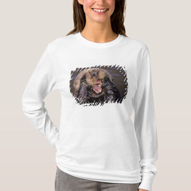 Sea Otters, Enhydra lutris 6 T-Shirt (Vorderseite)
