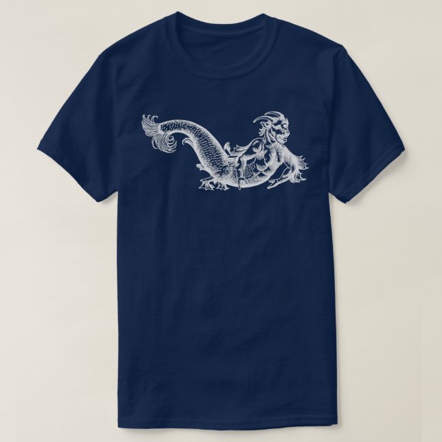 Sea Satyr Hybrid Monster White 2 T-Shirt (Design vorne)