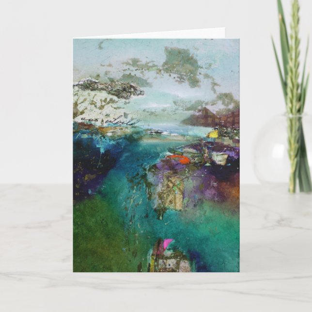 Sea Scape Notecard Karte (Vorderseite)
