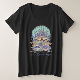 Sea Shore Beach Vibe T-Shirt Turquoise et violet