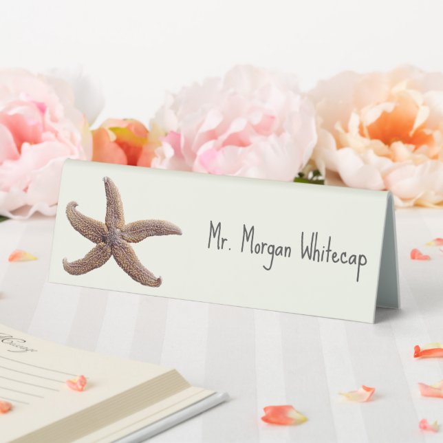 Sea-Star-Platzkarten mit Namensvorlage Tischaufsteller (In Situ (Hochzeit))