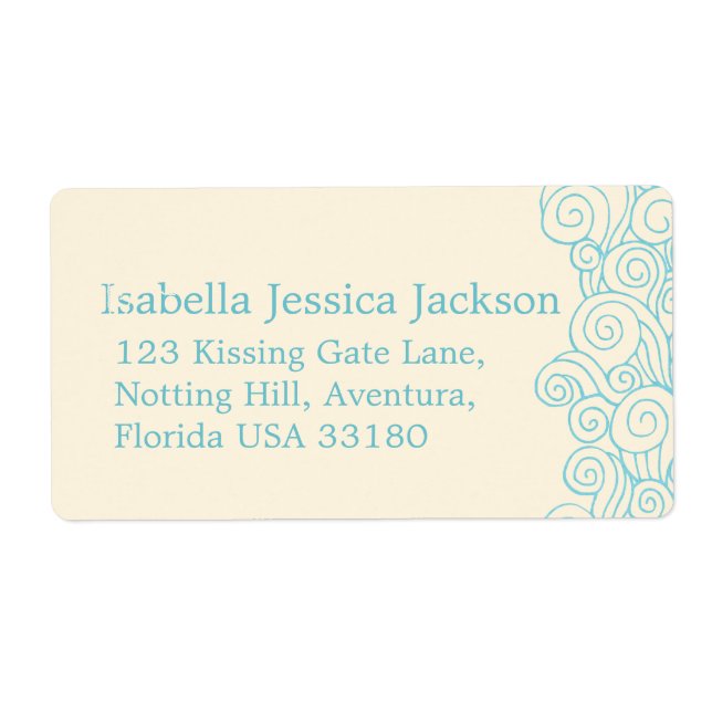 Sea Star & Wirbel Creme Eherettich (Vorne)