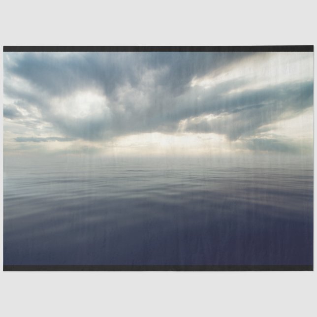 Sea Storm Sky Decoupage Tissue Paper Seidenpapier (Vorderseite)