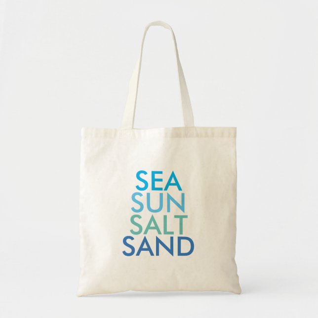 Sea Sun Salt Sand | Beach Tasche | Beach Bag (Vorne)