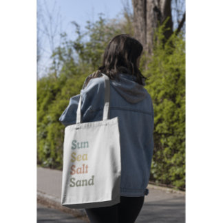 Sea Sun Salt Sand Lemon Palette Niedlicher Sommer Tragetasche