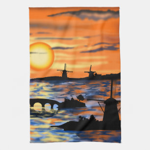 Sea Sunrise Landschaft Küche Handtuch