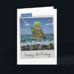 Sea Swimmer Cat Funny Birthday Card Karte<br><div class="desc">Mit diesem skurrilen und lustigen Katzendesign den Geburtstag eines jeden Katzenliebhabers stärken!</div>