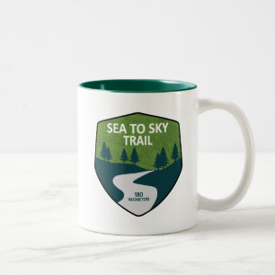 Sea To Sky Trail Britisch Columbia Zweifarbige Tasse