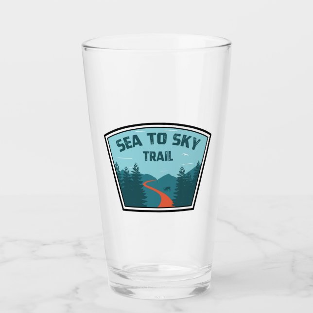 Sea to Sky Train British Columbia Glas (Vorderseite)