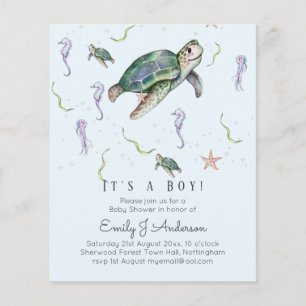 Sea Turtle and Friends Baby Boy oder Girl Shower I