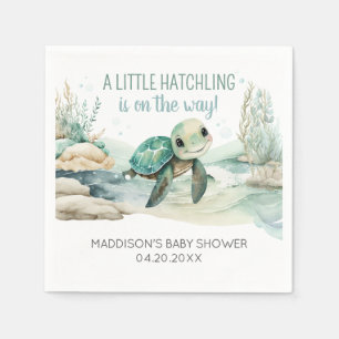 Sea Turtle Baby Dusche Serviette